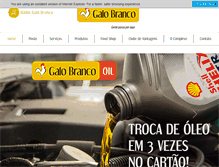 Tablet Screenshot of galobranco.com.br